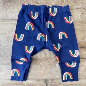 Hanna Andersson Rainbow Leggings, Size 0-3 months